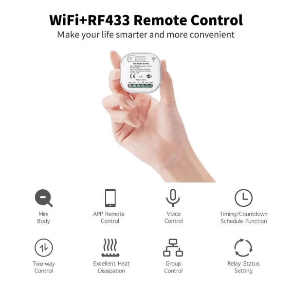 Smart Switch LVGESS 16A WIFI - Image 3