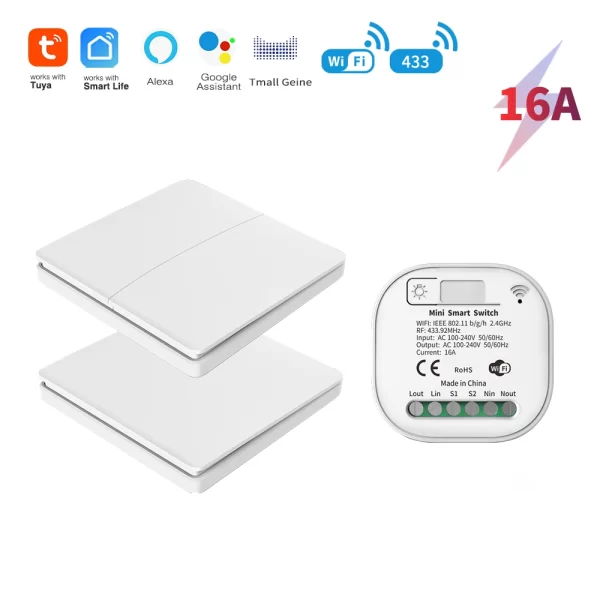 Smart Switch LVGESS 16A WIFI