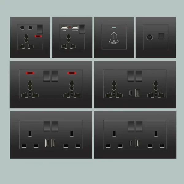 Smart Switch Black UK 13A - Image 7