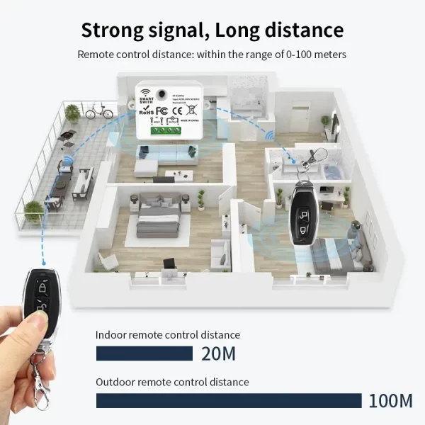 Smart Switch Universal RF 433MHz - Image 5