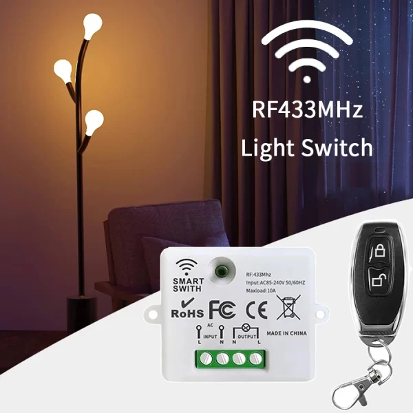 Smart Switch Universal RF 433MHz